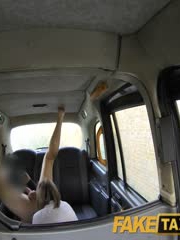 FakeTaxi back Seat Anal for Curvy Lass in London Taxi Cab
